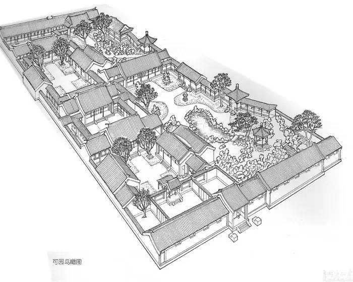 四合院平面設計圖